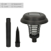 Solar garden lights Aktive polypropylene 14 x 42 x 14 cm (4 Units)