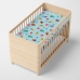 Drap housse HappyFriday MR FOX Multicouleur Lit de bébé 15 x 2 x 38 cm 60 x 120 x 14 cm