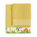 Towel set HappyFriday MR FOX Mustard 2 Pieces