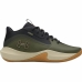 Basketballsko for voksne Under Armour Lockdown 7 Khaki Oliven