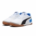 Chuteiras de Futebol de Salão para Adultos Puma Pressing Iv Branco Azul