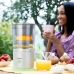 Автоматична акумулаторна сокоизтисквачка InnovaGoods ORANGE JUICER Зелен Многоцветен 250 ml (След ремонт B)