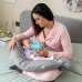 Multifunction Breastfeeding Pillow InnovaGoods Grey Multicolour (3 Units) (Refurbished A)