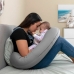 Multifunction Breastfeeding Pillow InnovaGoods Grey Multicolour (3 Units) (Refurbished A)