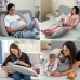 Multifunction Breastfeeding Pillow InnovaGoods Grey Multicolour (3 Units) (Refurbished A)