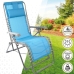 Sun-lounger Aktive textilene Blue 160 x 76 x 52 cm