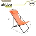 Liggende ligstoel Aktive Oranje 53 x 87 x 78 cm (4 Stuks)