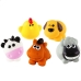 Conjunto Animais de Quinta Winfun 7 x 6,5 x 4 cm (12 Unidades)