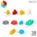 Blocos de Construção Color Block Mala Bombeiro 30 Peças (2 Unidades)