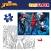 Barnepuslespill Spider-Man Dobbeltsidig 60 Deler 70 x 1,5 x 50 cm (6 enheter)