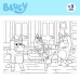 Детски Пъзел Bluey Двустранно 24 Части 50 x 35 cm (12 броя)