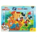 Barnpussel Mickey Mouse Dubbelsidig 108 Delar 70 x 1,5 x 50 cm (6 antal)