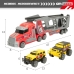 Camion Autotransporter Colorbaby 47 x 13 x 8 cm (4 Unități) 3 Piese Frecare/fricţiune