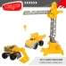 Construction Vehicles Colorbaby 31 x 41 x 9,5 cm (4 Units) 3 Pieces