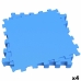 Kinderpuzzel Aktive Blauw 9 Onderdelen EVA-rubber 50 x 0,4 x 50 cm (4 Stuks)