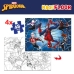 Barnepuslespill Spider-Man Dobbeltsidig 4-i-1 48 Deler 35 x 1,5 x 25 cm (6 enheter)