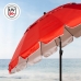 Umbrelă de soare Aktive Rdeča Aluminij 240 x 235 x 240 cm (6 kosov)