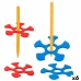 Aiming game Colorbaby 23,5 x 2 x 23,5 cm Beach Stars Skills game (6 Units)