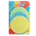 Frisbee Colorbaby Let's fly Fleksibel Ø 18,5 cm 3 Dele 12 enheder