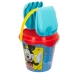 Strandleksaker set Mickey Mouse Ø 14 cm Plast (24 antal)