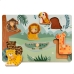 Puzzle Infantil de Madeira Woomax (12 Unidades)