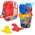 Set de jucării de plajă Hot Wheels Ø 18 cm polipropilenă (12 Unități)