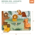 Puzzle Infantil de Madeira Woomax (12 Unidades)