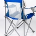 Inklapbare campingstoel Aktive Blauw Grijs 46 x 82 x 46 cm (4 Stuks)