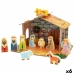 Kerststal set Woomax 11 Onderdelen Hout Karton 22 x 16 x 12 cm