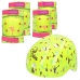 Sportbeschermingsset Colorbaby Neon Cali Vibes Geel (4 Stuks)