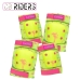 Sportbeschermingsset Colorbaby Neon Cali Vibes Geel (4 Stuks)