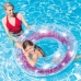 Aufblasbarer Donut-Schwimmhilfe Intex Durchsichtig Glitzernd Ø 119 cm (6 Stück)