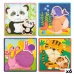 Kinderpuzzel Lisciani dieren 16 Onderdelen 16 x 1 x 16 cm (6 Stuks)