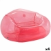 Poltrona da Piscina Gonfiabile Intex Beanless Trasparente Rosa 137 x 74 x 127 cm (4 Unità)