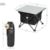 Sammenklappeligt bord Aktive Camping Lomme 38 x 30 x 34 cm (2 enheder)