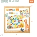 Tabellone per Parcheesi e Gioco dell'Oca Woomax Zookabee 30 x 3 x 30 cm Per bambini animali (6 Unità)