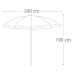 Parasol przeciwsłoneczny Aktive 200 x 190 x 200 cm (12 Ühikut)