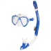 Snorkelbril en -buis voor Kinderen AquaSport Blauw Volwassenen (2 Stuks)