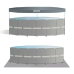 Detachable Pool Intex 732 x 132 x 732 cm