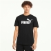 Kortærmet T-shirt til Mænd Puma 586666 01 Sort (L) (1 enheder)