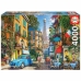 Puzzel Educa The old streets of Paris 19284 4000 Onderdelen