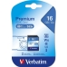 SD Geheugenkaart Verbatim PREMIUM SDHC C10/U1 16 GB