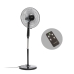 Pedestal Fan with Remote Control InnovaGoods Airstreem Black 45 W