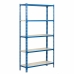 Bokhylla Simon Rack Simonclick 5/400 Metall 180 x 90 x 40 cm 5 Hyllor