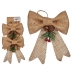 Christmas Decorations Set Brown Red Green Natural Fibre 14 x 3 x 19 cm Lasso (12 Units)