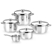 Cookware Monix M450001 Steel 5 Pieces