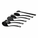 Kitchen Utensils Set Quttin Quttin Black (6 Units) (6 pcs)