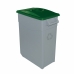 Cubo de Basura para Reciclaje Denox Verde 65 L (2 Unidades)