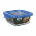 Lunchbox Quttin   Blau 12 x 12 x 5,3 cm (12 Stück)