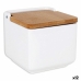 Saltkar med lock La Mediterránea Bambu 13 x 13 x 12,5 cm (12 antal)